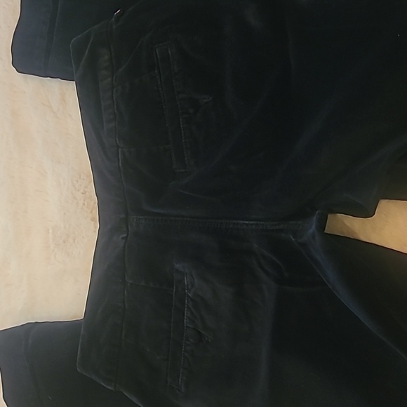 Retro Blk Velvet Pants Polo Ralph Lauren size women's 4 - Picture 5 of 7